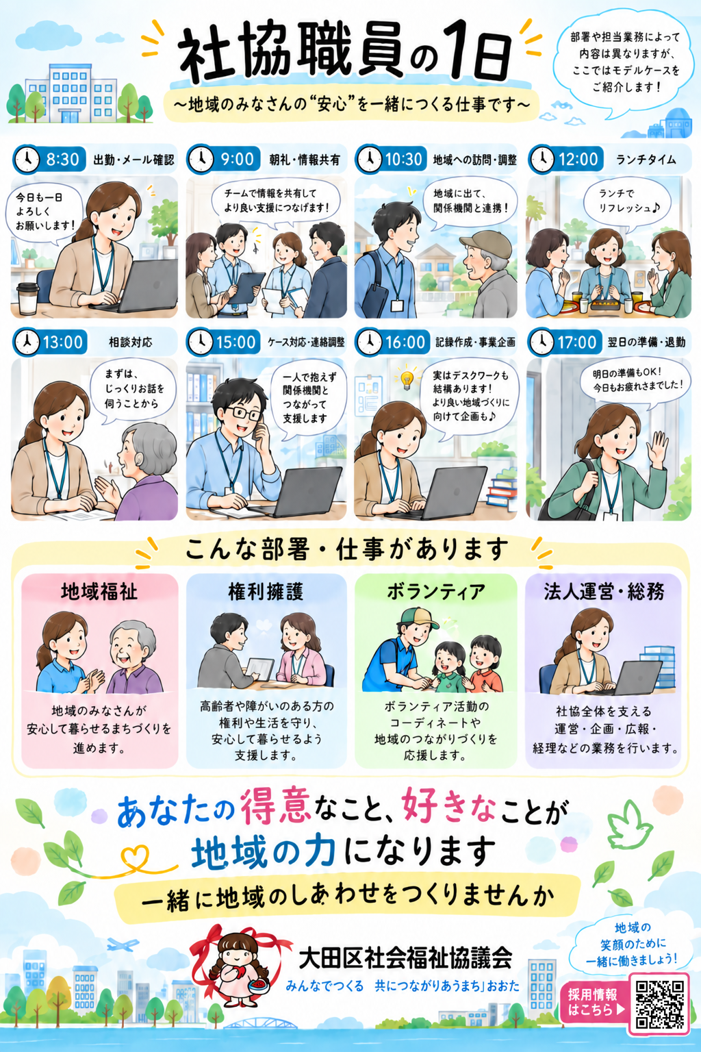 社協職員の１日